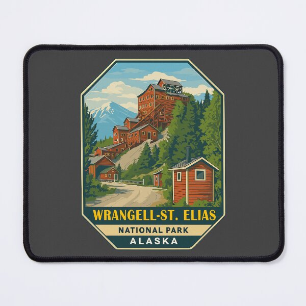 Item preview, Wrangell–St. Elias Alaska Mountain Sticker designed and sold by Ismeal Von.