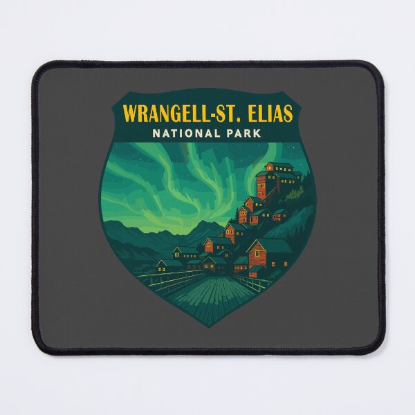Item preview, Wrangell–St. Elias Alaska Mountain Sticker designed and sold by Ismeal Von.