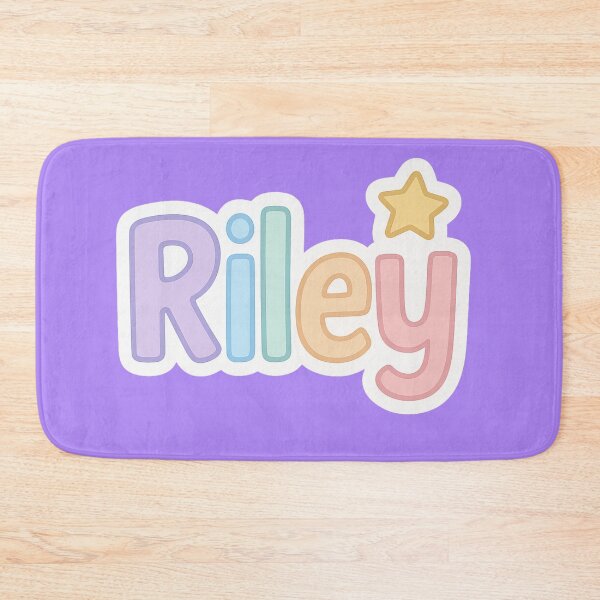 Item preview, Riley Pastel Name Sticker – Cute Kawaii Rainbow Letters & Star designed and sold by Sksticker991.