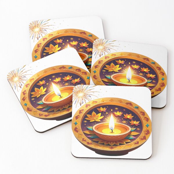 Item preview, Diwali Diya Sticker designed and sold by shashank3d.