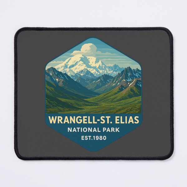 Item preview, Wrangell–St. Elias Alaska Mountain Sticker designed and sold by Ismeal Von.