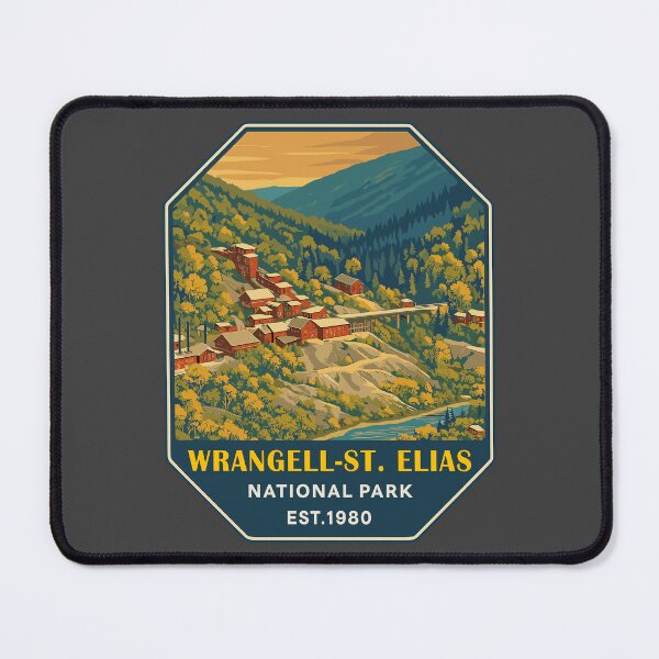 Item preview, Wrangell–St. Elias Alaska Mountain Sticker designed and sold by Ismeal Von.