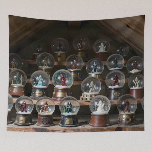 Item preview, Cursed Snow Globe Shelf designed and sold by SynthStitch.