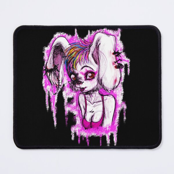 Item preview, Cute Pink Goth Furry Bunny Rabbit Girl  designed and sold by GrotsqMachine.