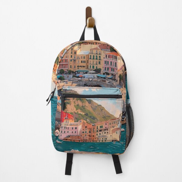 Item preview, Italy Coastal Sunset Village designed and sold by RkskArt.