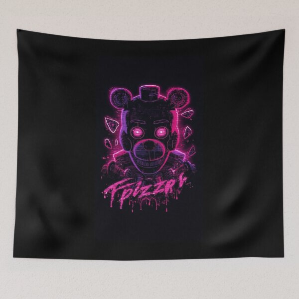 Item preview, Neon Horror Animatronic T-Shirt Design – FNAF Inspired designed and sold by mari0n980.