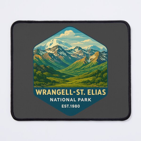 Item preview, Wrangell–St. Elias Alaska Mountain Sticker designed and sold by Ismeal Von.