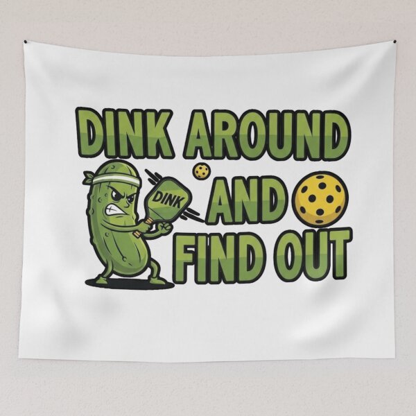 Item preview, Dinking Around and Finding Out - Funny Pickleball Shirt Gift designed and sold by FitEnvy.