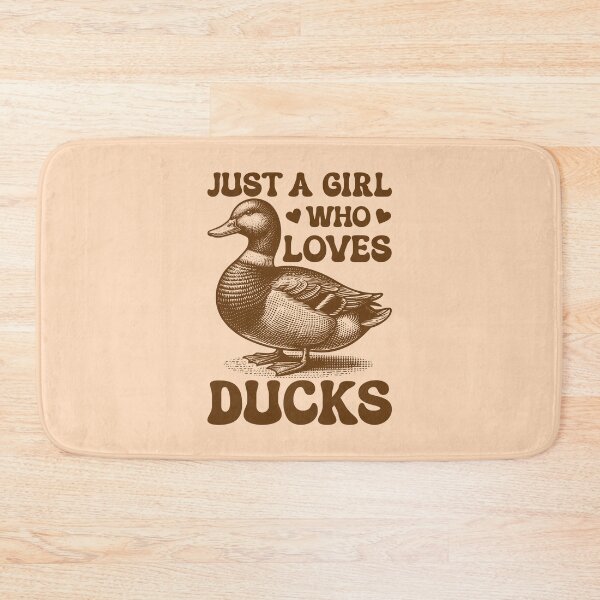 Item preview, Just A Girl Who Loves Ducks designed and sold by KLArtzStore.