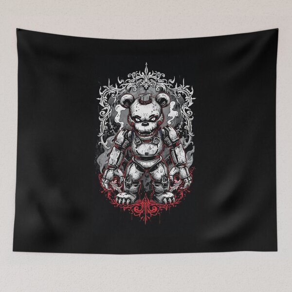 Item preview, Dark Metal Animatronic Graphic – FNAF Inspired  designed and sold by mari0n980.