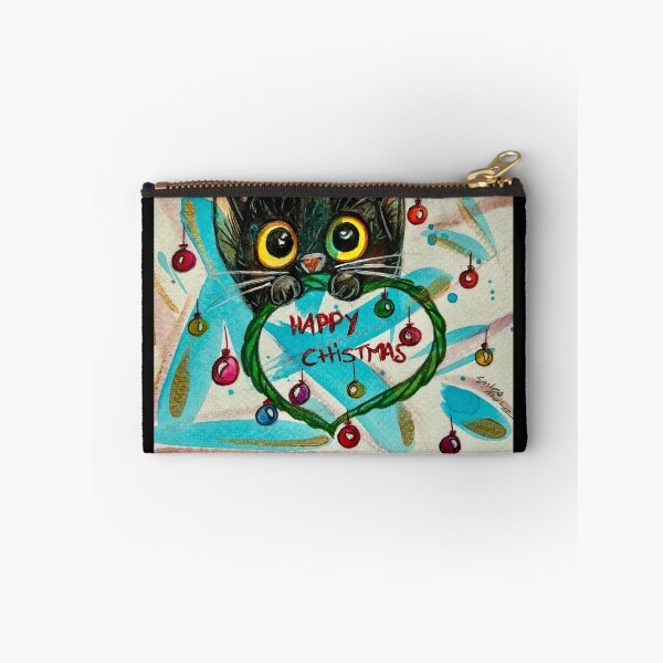 Item preview, Curious Christmas Cat designed and sold by Erikamarzana.