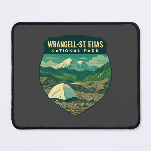 Item preview, Wrangell–St. Elias Alaska Mountain Sticker designed and sold by Ismeal Von.