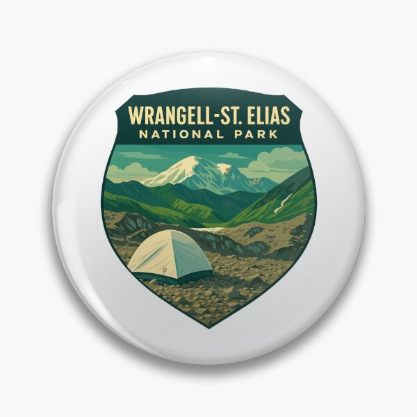 Item preview, Wrangell–St. Elias Alaska Mountain Sticker designed and sold by Ismeal Von.