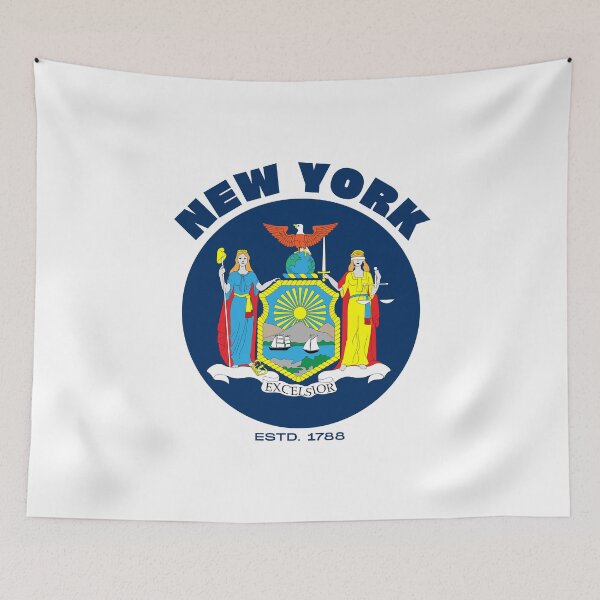 Item preview, New York flag designed and sold by Peerless-Prime.