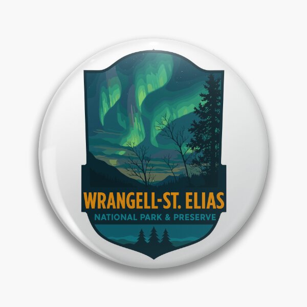 Item preview, Wrangell–St. Elias Alaska Mountain Sticker designed and sold by Ismeal Von.
