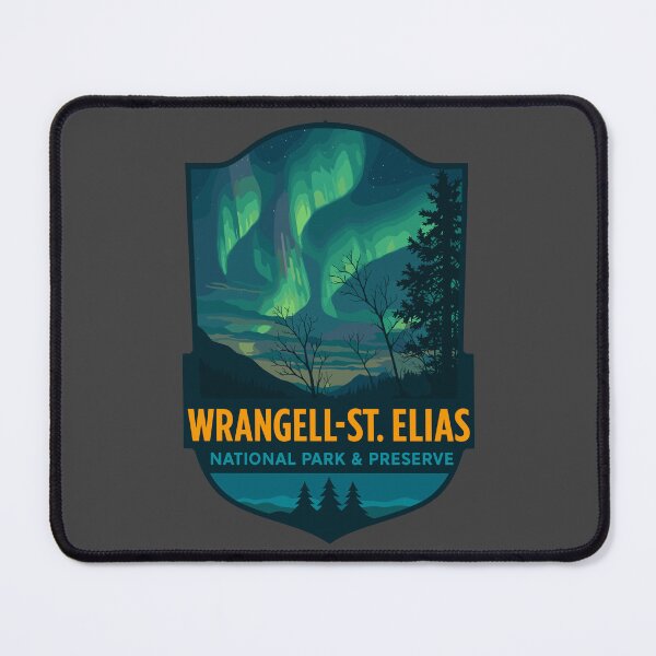 Item preview, Wrangell–St. Elias Alaska Mountain Sticker designed and sold by Ismeal Von.