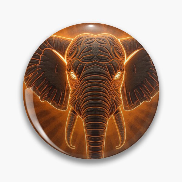 Item preview, Cyber Ancestral Elephant — Digital Presence Vision Control Symbol designed and sold by SavannaStrikes.