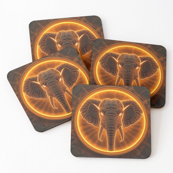 Item preview, Cyber Ancestral Elephant — Digital Presence Vision Control Symbol designed and sold by SavannaStrikes.