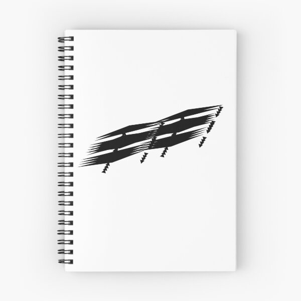Item preview, Racing Speed Lines – Black Brush Stripe Sticker designed and sold by CapriCreatives.