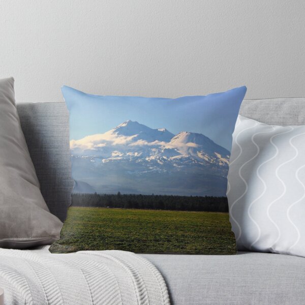Item preview, Mount Shasta in Winter Glory – Northern California Landscape Print designed and sold by Misjessie30.