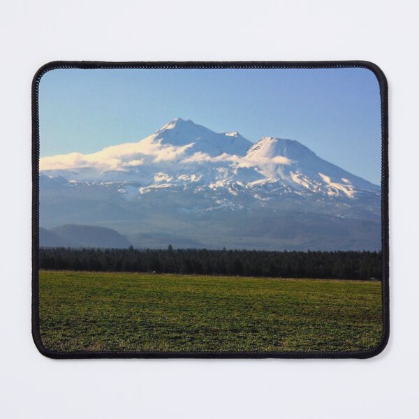 Item preview, Mount Shasta in Winter Glory – Northern California Landscape Print designed and sold by Misjessie30.
