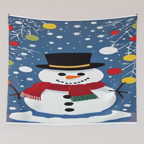 Item preview, Cheerful Snowman designed and sold by DreamistStore.