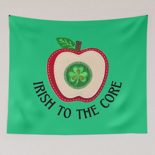 Item preview, Irish to the Core Apple Stich On. designed and sold by MPC-Mince-Pies.