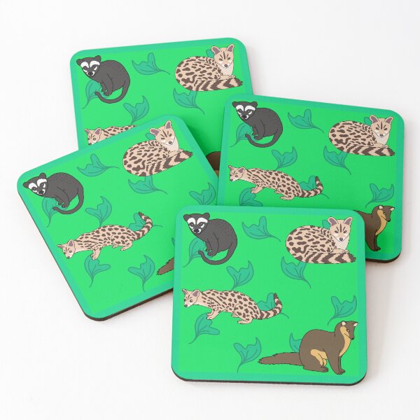Item preview, Eastern Falanouc, Palm Civet, and Spotted Genets designed and sold by Leapingdoe.