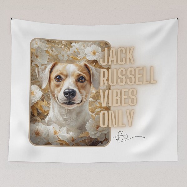 Item preview, Jack Russell Terrier dog vibes only designed and sold by GrifonJ.