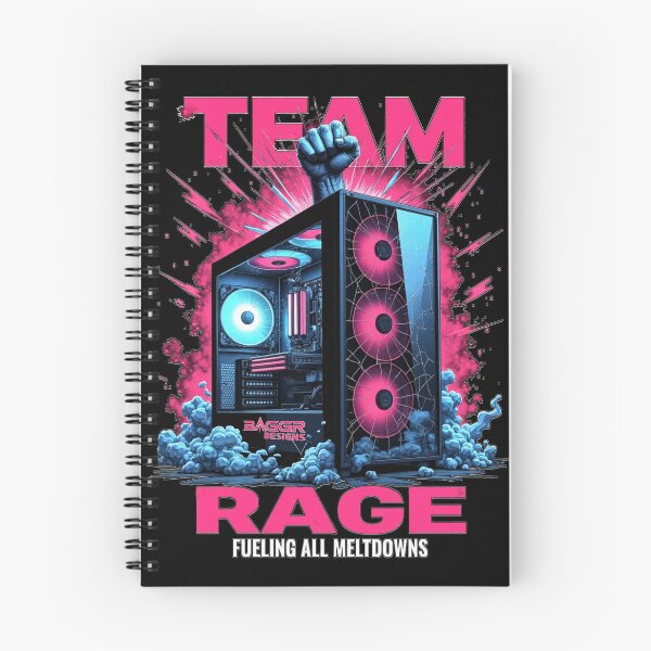 Item preview, Team Rage – Gamer PC Power Shirt designed and sold by BaggrDesigns.