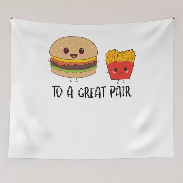 Item preview, To A Great Pair Burgers And Fries designed and sold by SusurrationStud.