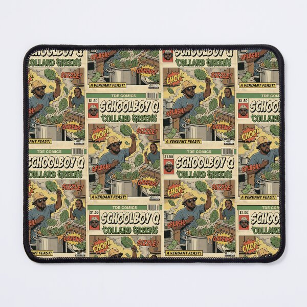 Item preview, SchoolBoy Q "Collard Greens" Album Retro Comic Art designed and sold by STR Posters.