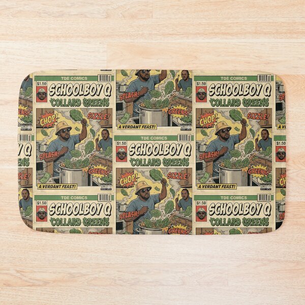 Item preview, SchoolBoy Q "Collard Greens" Album Retro Comic Art designed and sold by STR Posters.