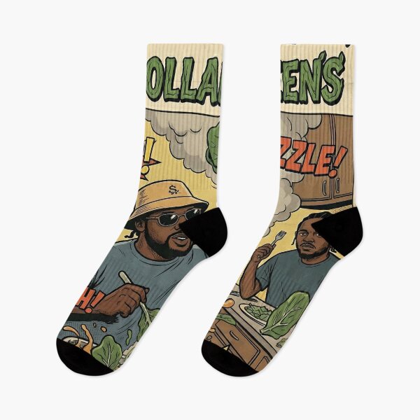 Item preview, SchoolBoy Q "Collard Greens" Album Retro Comic Art designed and sold by STR Posters.