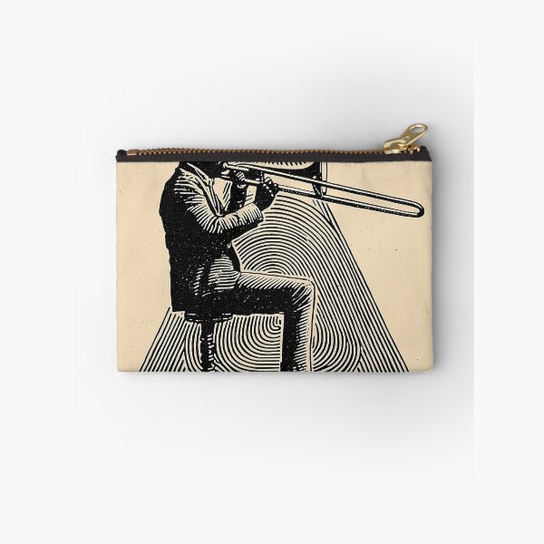 Item preview, Trombone Player with Geometric Background designed and sold by lautir.