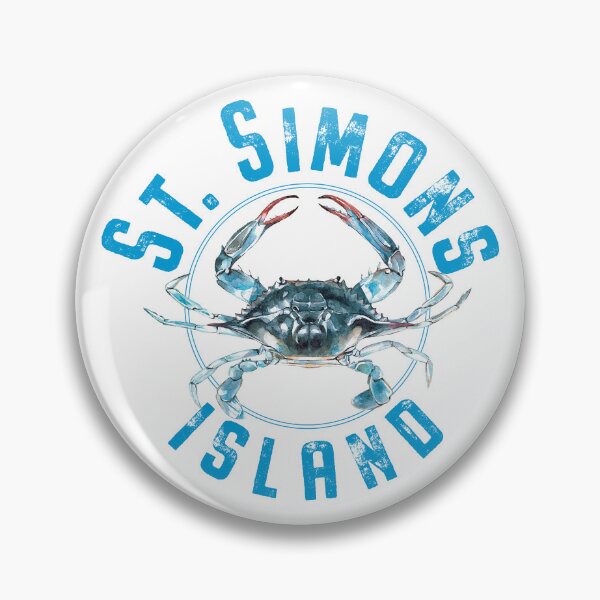 Item preview, St. Simons Island Georgia Blue Crab Design designed and sold by Futurebeachbum.