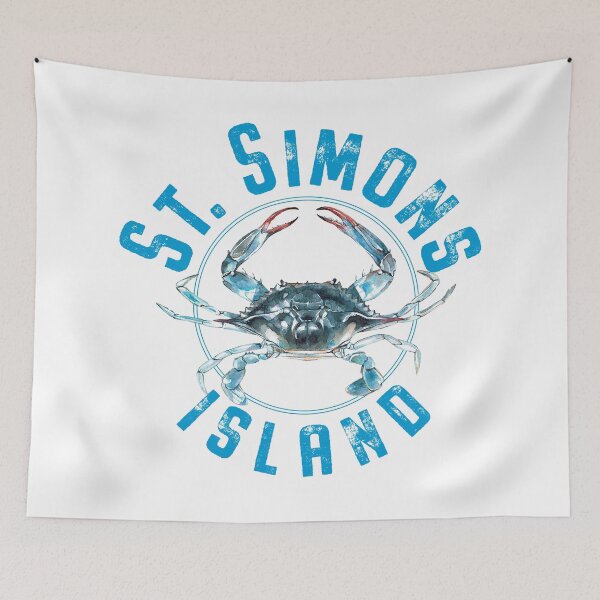 Item preview, St. Simons Island Georgia Blue Crab Design designed and sold by Futurebeachbum.