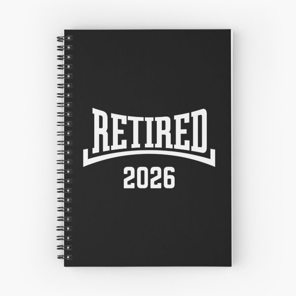 Item preview, Retired 2026 (Retiree / Pensioner / Concave / White) designed and sold by MrFaulbaum.