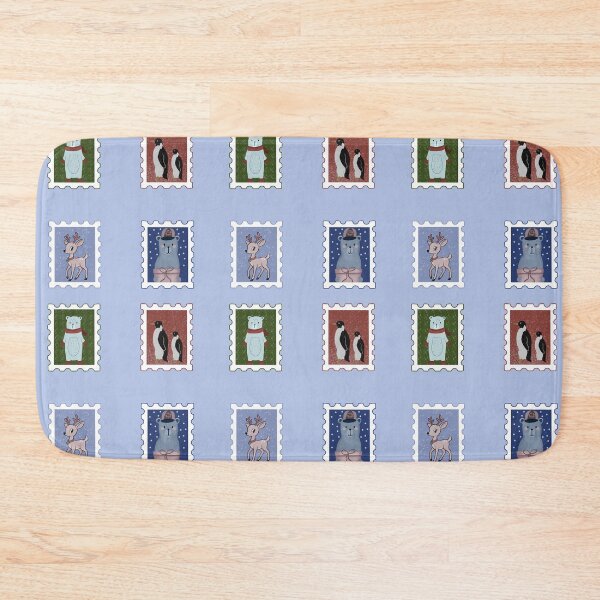Item preview, Christmas Retro Stamps Set designed and sold by ellealsopaints.