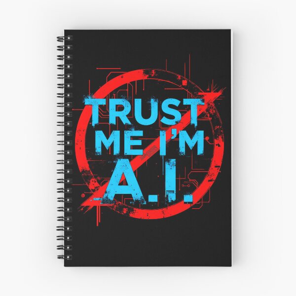 Item preview, Trust Me I’m AI – Tech Humor Shirt designed and sold by BaggrDesigns.