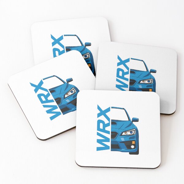Item preview, Blue WRX Car Front View — Modern JDM Turbo Fan Art Illustration designed and sold by Colorful-Garden.