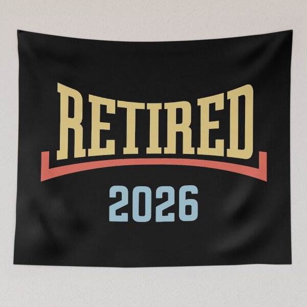 Item preview, Retired 2026 (Retiree / Pensioner / Concave / 3C) designed and sold by MrFaulbaum.