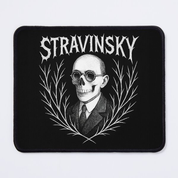 Item preview, Stravinsky Black Metal – Maestro of the Macabre designed and sold by Tattee.