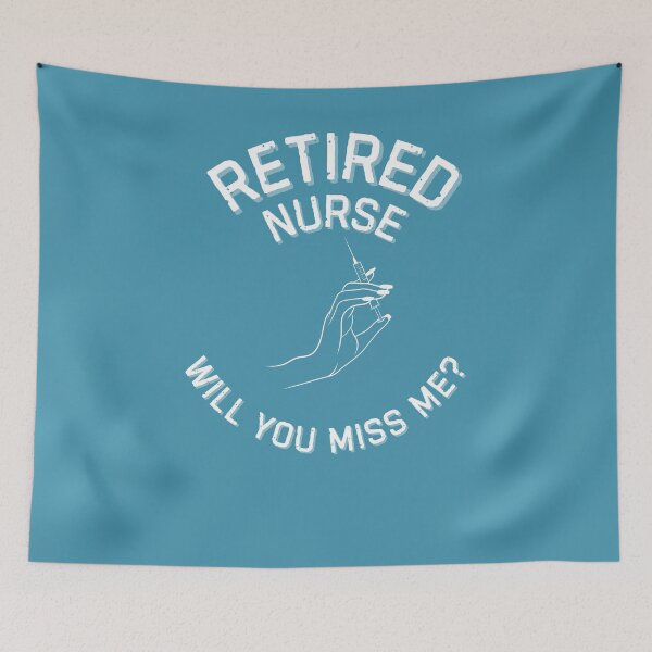 Item preview, Nurse Retirement funny design Will you miss me designed and sold by TeeArtWorld.