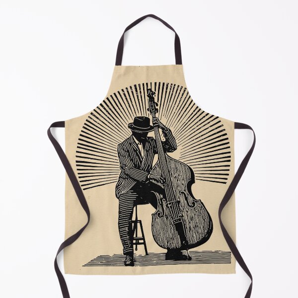 Item preview, Jazz Musician with Upright Bass designed and sold by lautir.