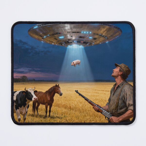 Item preview, When Pigs Fly - Don't Shoot at the Saucer designed and sold by shakespeare1212.