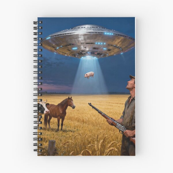 Item preview, When Pigs Fly - Don't Shoot at the Saucer designed and sold by shakespeare1212.