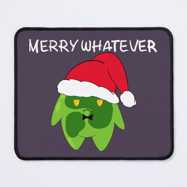 Item preview, Merry Whatever - Funny Grumpy Christmas Monster designed and sold by Balkan Doodles.