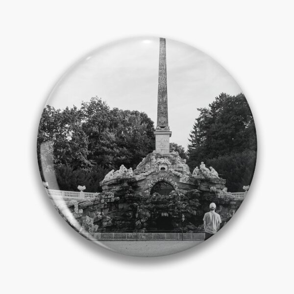 Item preview, Obeliskbrunnen. Schonbrunn Palace Park bw designed and sold by Jouko Lehto Photography.