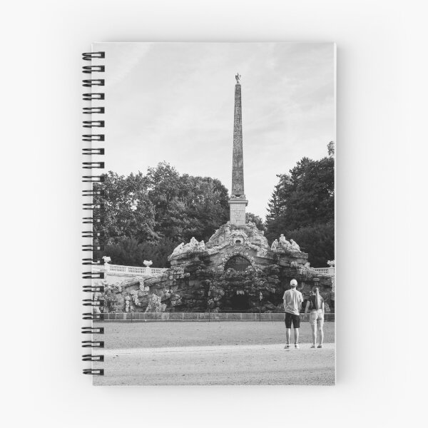 Item preview, Obeliskbrunnen. Schonbrunn Palace Park bw designed and sold by Jouko Lehto Photography.